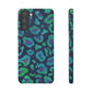 Bespattered Facade Emerald Leopard Snap Case