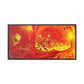Bespattered Facade Flamin' Hot Framed Canvas Art Print | 3 Frame Colors | Multiple Sizes