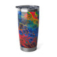 Bespattered Facade Rainbow Vagabond Spill-Resistant Lid Stainless-Steel Tumbler 20oz