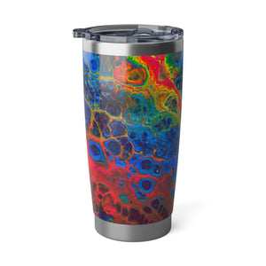 Bespattered Facade Rainbow Vagabond Spill-Resistant Lid Stainless-Steel Tumbler 20oz