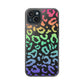 Bespattered Facade Bright Rainbow Leopard Clear Case