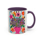 Bespattered Facade Flower Vase Floral Mug | Eight Colors | 11oz or 15oz