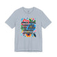 “Smile More, Care Less...” Bella Canvas Unisex Jersey Short Sleeve Tee T-Shirt
