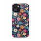 Bespattered Facade Colorful Flowers Impact-Resistant Case