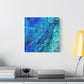 Bespattered Facade Resin Petri Macro Photograph Stretched Matte Canvas Art Prints | Multiple Sizes