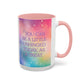 Bespattered Facade Treat Yourself Pastel Rainbow Mug | Three Colors | 11oz or 15oz