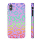 Bespattered Facade Rainbow Leopard Snap Case