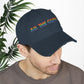 Bespattered Facade "All the Colors" Rainbow Embroidered Distressed Dad Hat
