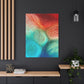 Bespattered Facade Resin Petri Macro Photograph Stretched Matte Canvas Art Prints | Multiple Sizes