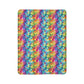 Bespattered Facade Rainbow Mosaic Vibrant Fleece Sherpa Blanket | 2 Colors & Sizes