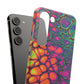 Bespattered Facade Neon Butterfly Snap Case
