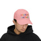 Childless Cat Lady Rainbow Embroidered Classic Cap (10 Hat Colors)