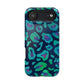 Bespattered Facade Emerald Leopard Impact-Resistant Case