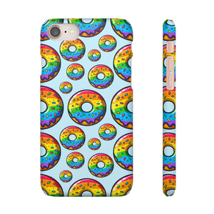 Bespattered Facade Rainbow Sprinkle Donut Snap Case