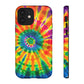 Bespattered Facade Rainbow Tie Dye Tough Case