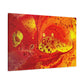 Bespattered Facade Flamin' Hot Stretched Matte Canvas Art Prints | Multiple Sizes