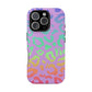 Bespattered Facade Rainbow Leopard Impact-Resistant Case