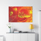 Bespattered Facade Flamin' Hot Stretched Matte Canvas Art Prints | Multiple Sizes