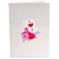 Love Typewriter Pop Up Card - 5" x 7"