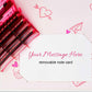 Love Typewriter Pop Up Card - 5" x 7"