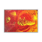 Bespattered Facade Flamin' Hot Framed Canvas Art Print | 3 Frame Colors | Multiple Sizes
