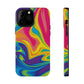 Bespattered Facade Vibrant Flow Impact-Resistant Case