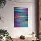 Bespattered Facade "Cryptic Emo Lyrics" Rainbow Giclée Archival Matte Paper Prints