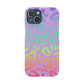Bespattered Facade Rainbow Leopard Snap Case