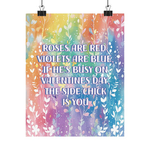 Bespattered Facade "Side Chick Poetry" Giclée Archival Matte Paper Prints