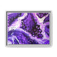 Bespattered Facade Purple Haze Framed Canvas Art Print | 3 Frame Colors | Multiple Sizes