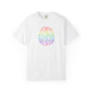 Bespattered Facade Rainbow Brain Line Art Premium Unisex Comfort Colors Garment Dyed 100% Cotton T-Shirt