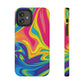 Bespattered Facade Vibrant Flow Impact-Resistant Case