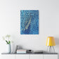Bespattered Facade Fluid Art Abstract Painting Stretched Matte Canvas Art Prints | Multiple Sizes