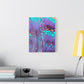 Bespattered Facade Fluid Art Abstract Painting Stretched Matte Canvas Art Prints | Multiple Sizes