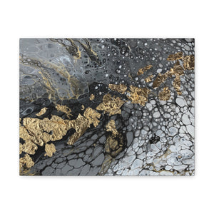 Bespattered Facade You're Golden Stretched Matte Canvas Art Prints | Multiple Sizes