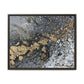 Bespattered Facade You're Golden Framed Canvas Art Print | 3 Frame Colors | Multiple Sizes