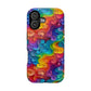 Bespattered Facade Rainbow Swirls MagSafe Tough Case
