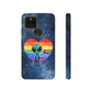 Bespattered Facade Rainbow Extraterrestrial Pride Tough Case