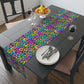 Bespattered Facade Candy Coated Neon Leopard Table Runner (2 sizes)