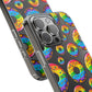 Bespattered Facade Rainbow Sprinkle Donut Clear Case