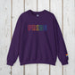 Bespattered Facade Rainbow LGBTQ+ Pride Embroidered Crewneck Sweatshirt