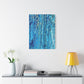 Bespattered Facade Fluid Art Abstract Painting Stretched Matte Canvas Art Prints | Multiple Sizes