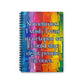Bespattered Facade Rainbow "Octopus" Spiral Notebook - Lined Pages