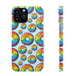 Bespattered Facade Rainbow Sprinkle Donut Snap Case