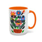 "We're All In This Together..." Rainbow Flowers Mug | Eight Colors | 11oz or 15oz