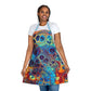 Bespattered Facade Intergalactic Rainbow Tie-Back Canvas Apron