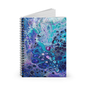 Bespattered Facade Galaxy Spiral Notebook - Lined Pages