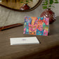 Bespattered Facade Rainbow Cat Party Greeting Cards | Sets of 1, 10, 30, or 50