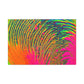 Bespattered Facade Neon Puddle Stretched Matte Canvas Art Prints | Multiple Sizes