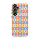 Bespattered Facade Geometric Rainbow Mosaic Tough Case